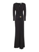 Elisabetta Franchi Brown Viscose Elastan Dress