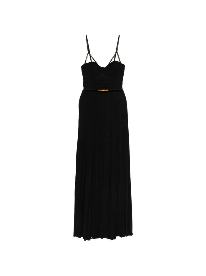 Elisabetta Franchi Black Viscose Dress