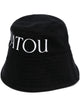 Patou Black Canvas Hat