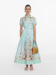 Self-Portrait Self-Portrait Floral-Print Belted Maxi Dress