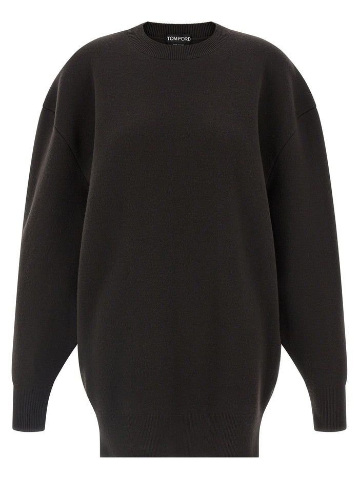 Tom Ford 'Sculptural Double Face' Dress