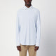 Xacus  Striped Blue Poplin Active Shirt