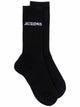 Jacquemus Logo-Embroidered Ribbed Socks