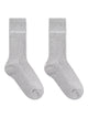 Jacquemus Logo-Embroidered Ribbed Socks
