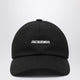 Jacquemus Black Baseball Cap With Logo