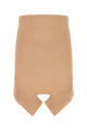 Andreadamo Skin Pink Stretch Viscose Blend Skirt