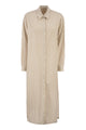 Mc2 Saint Barth Long ‘Shirtdress’ Shirt In Striped Cotton Poplin