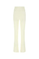 Andreadamo Ivory Stretch Viscose Blend Pant