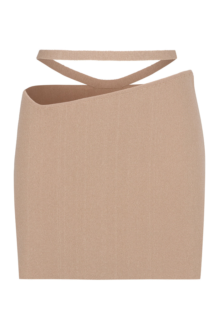 Andreadamo Knitted Mini Skirt