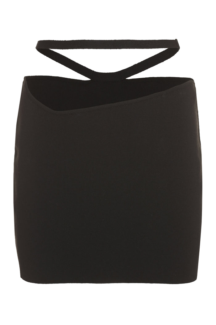Andreadamo Knitted Mini Skirt