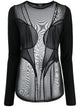 Balmain Semi Sheer Panelled Top
