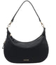 Liu Jo Black Cowhide Logo Plaque Bag