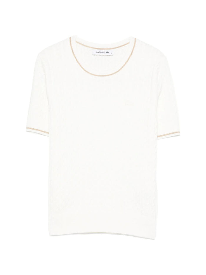 Lacoste Lacoste Cable-Knit T-Shirt