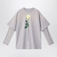 Acne Studios Light Grey Layered Structure Tshirt