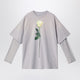 Acne Studios Light Grey Layered Structure T-Shirt