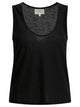 Loulou De Saison Black Viscose Top