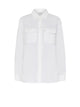 Marella White Long-Sleeved Shirt With Pockets