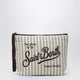 Mc2 Saint Barth Beige Striped Aline Pouch