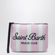 Mc2 Saint Barth Pink Striped Aline Scuba Pouch