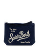 Mc2 Saint Barth Aline Scuba Pouch In Solid Colour