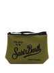 Mc2 Saint Barth Aline Scuba Pouch In Solid Colour