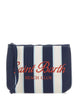 Mc2 Saint Barth Striped Print Aline Scuba Pouch