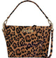 Mc2 Saint Barth Brown Leopard Print Shoulder Bag