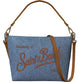 Mc2 Saint Barth Blue Top Handle Shoulder Bag