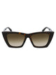 Alexander Mcqueen Acetate Havana Brown Sunglasses