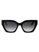 Alexander Mcqueen Acetate Black Sunglasses