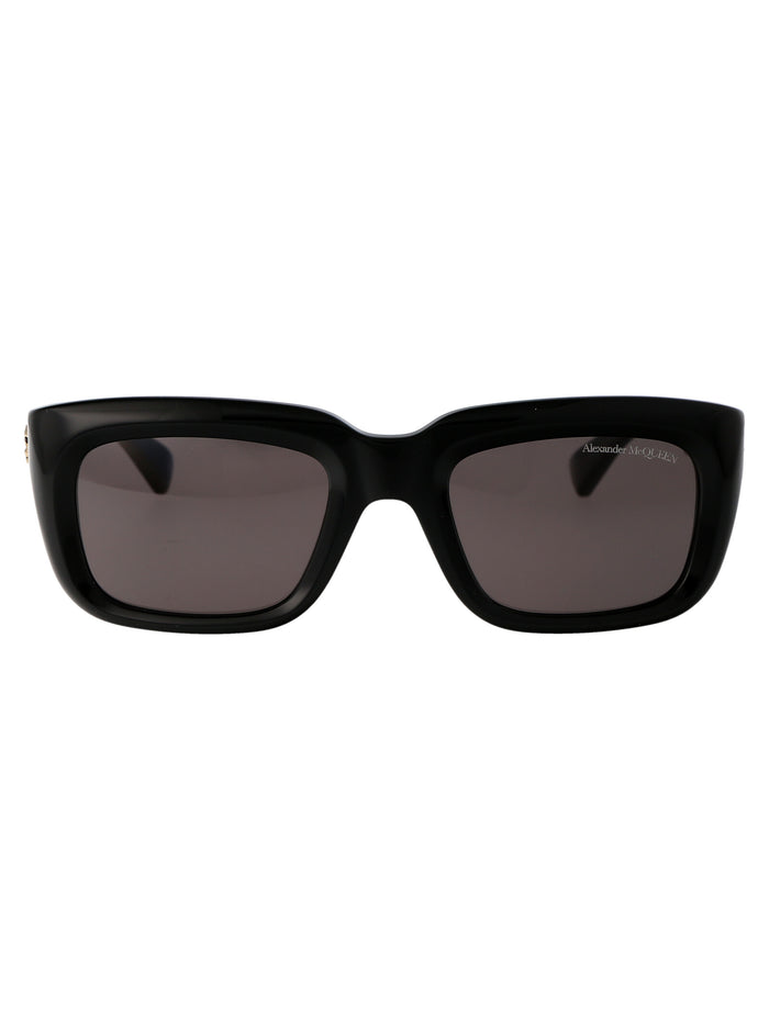Alexander Mcqueen Acetate Black Sunglasses