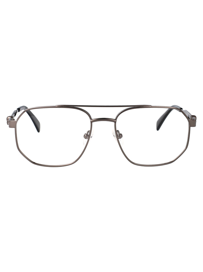 Alexander Mcqueen Ruthenium Metal Optical Glasses