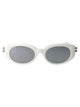 Alexander Mcqueen White Injectate Sunglasses