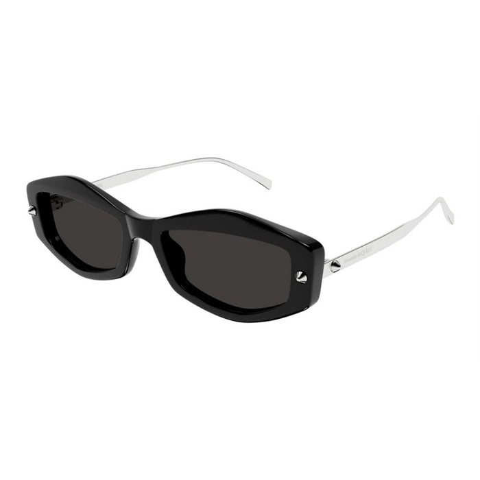 Alexander Mcqueen Black Metal Sunglasses