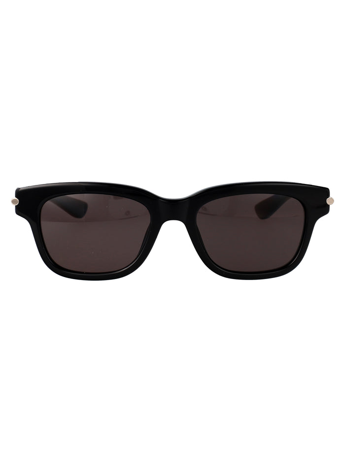 Alexander Mcqueen Black Recycled Acetate Sunglasses