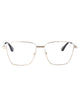 Alexander Mcqueen Silver Metal Optical Glasses