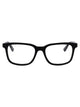 Alexander Mcqueen Black-Black-Transparent Recycled Acetate Glasses