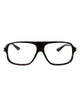 Alexander Mcqueen Havana-Havana-Transparent Acetate Glasses
