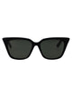 Alexander Mcqueen Black-Black-Grey Acetate Sunglasses