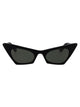 Alexander Mcqueen Black-Black-Grey Acetate Sunglasses