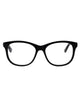 Alexander Mcqueen Black-Black-Transparent Acetate Glasses