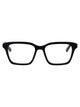 Alexander Mcqueen Black-Black-Transparent Acetate Glasses