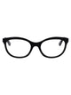 Alexander Mcqueen Black-Black-Transparent Acetate Glasses