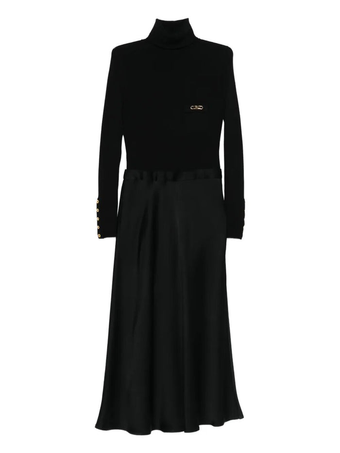 Elisabetta Franchi Double Fabric Dress