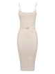 Elisabetta Franchi Elisabetta Franchi Belted Sleeveless Dress
