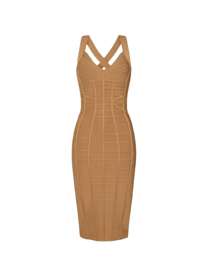 Elisabetta Franchi Elisabetta Franchi 3D Knit Pencil Midi Dress
