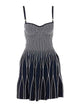 Elisabetta Franchi Black Mini Dresszip And Hook Closure