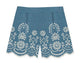 Mc2 Saint Barth Blue Cotton Shorts