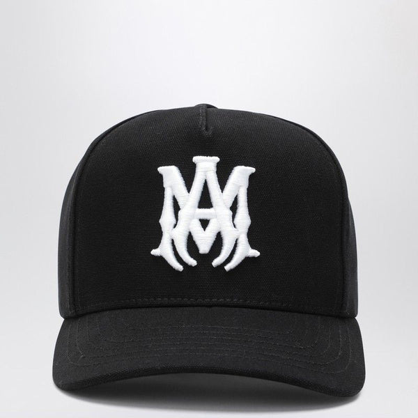 Amiri Black Baseball Cap With Logo