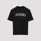 Amiri Black Cotton Core Logo Tee